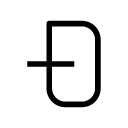 Đ glyph Icon