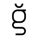 Ğ glyph Icon