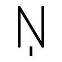 Ņ glyph Icon