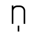 Ņ glyph Icon
