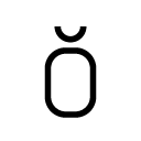 Ŏ glyph Icon