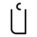 Ū glyph Icon