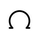 Ω glyph Icon