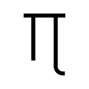π glyph Icon