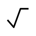 √ glyph Icon