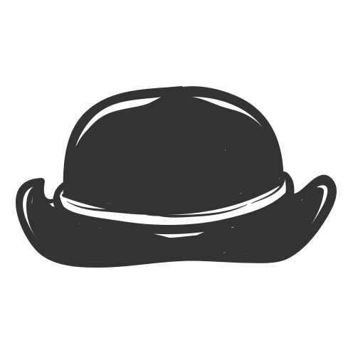 Vector-Illustration-bowler-hat