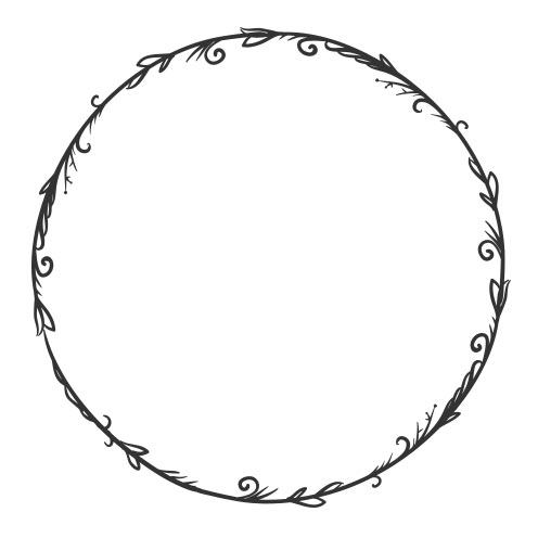 Vector-Illustration-circle-frame-4