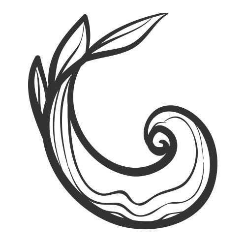 Vector-Illustration-curved-leaf