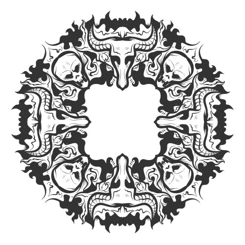 Vector-Illustration-death-circle-ornaments