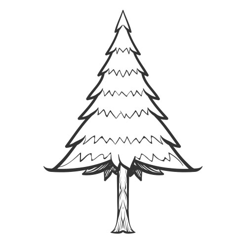 Vector-Illustration-light-christmas-tree