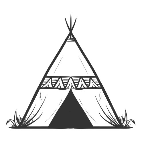Vector-Illustration-native-tent
