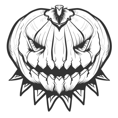 Vector-Illustration-scary-pumpkin