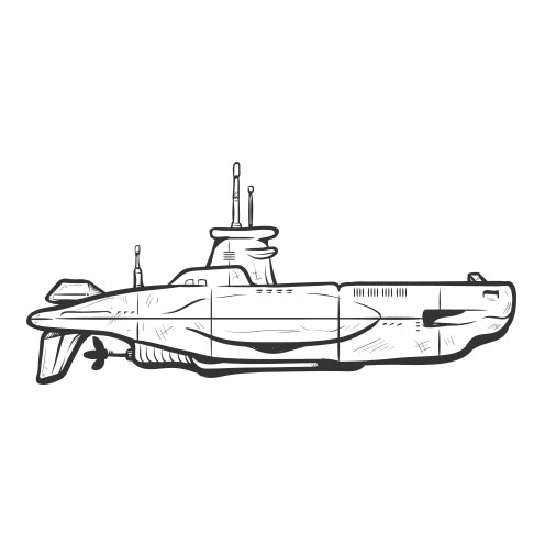 Vector-Illustration-submarine
