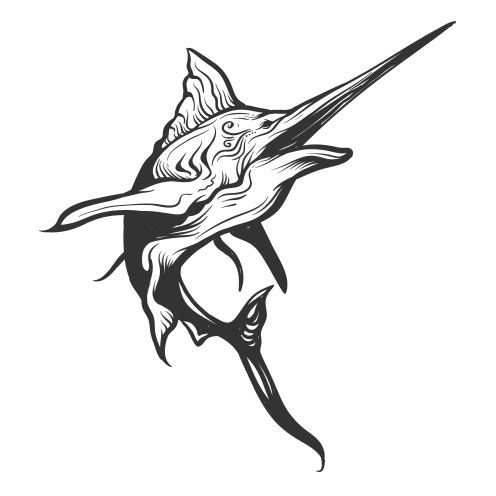 Vector-Illustration-sword-fish