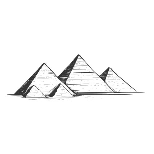 Vector-Illustration-world-monument-egypt-pyramids