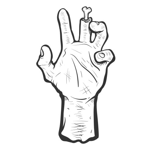 Vector-Illustration-zombie-hand