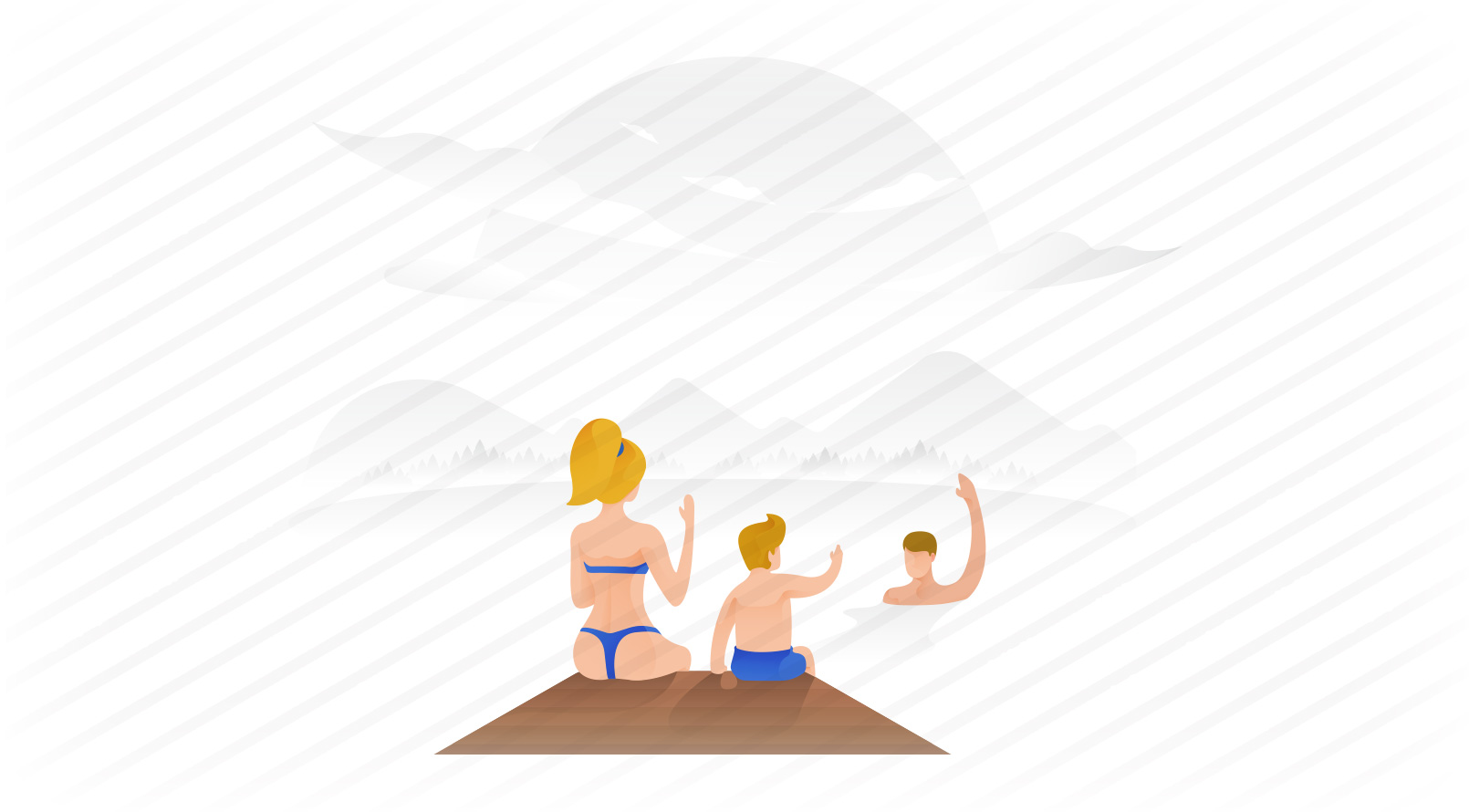 family-swimming-in-river-ui-banner-preview