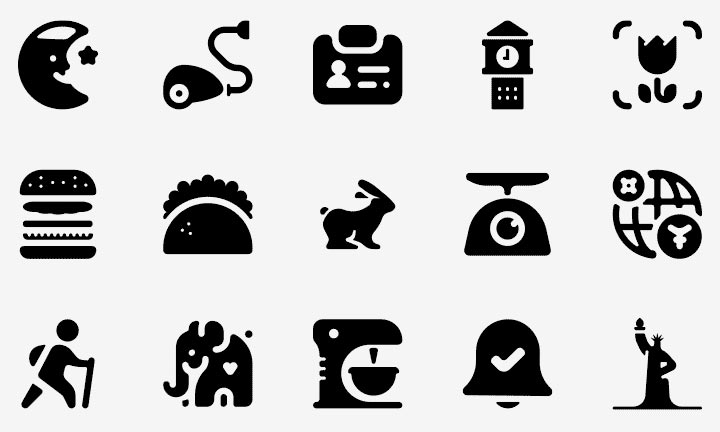 2200 Solid Icons Pack Ai Svg Png Sketch Round Icons