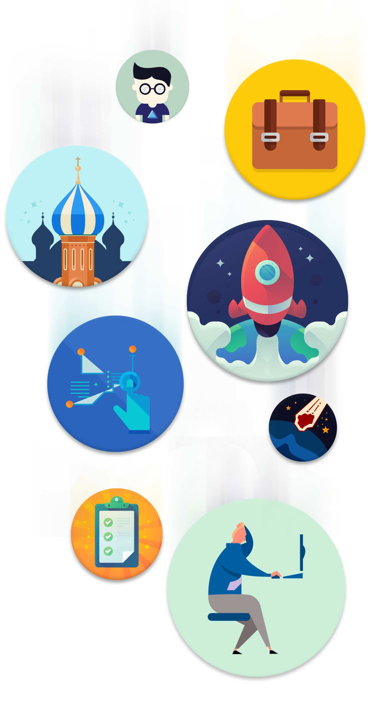 Round icons bundle