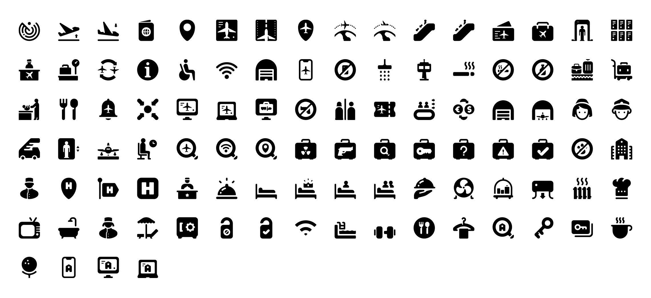 airport-and-hotel-icons-preview