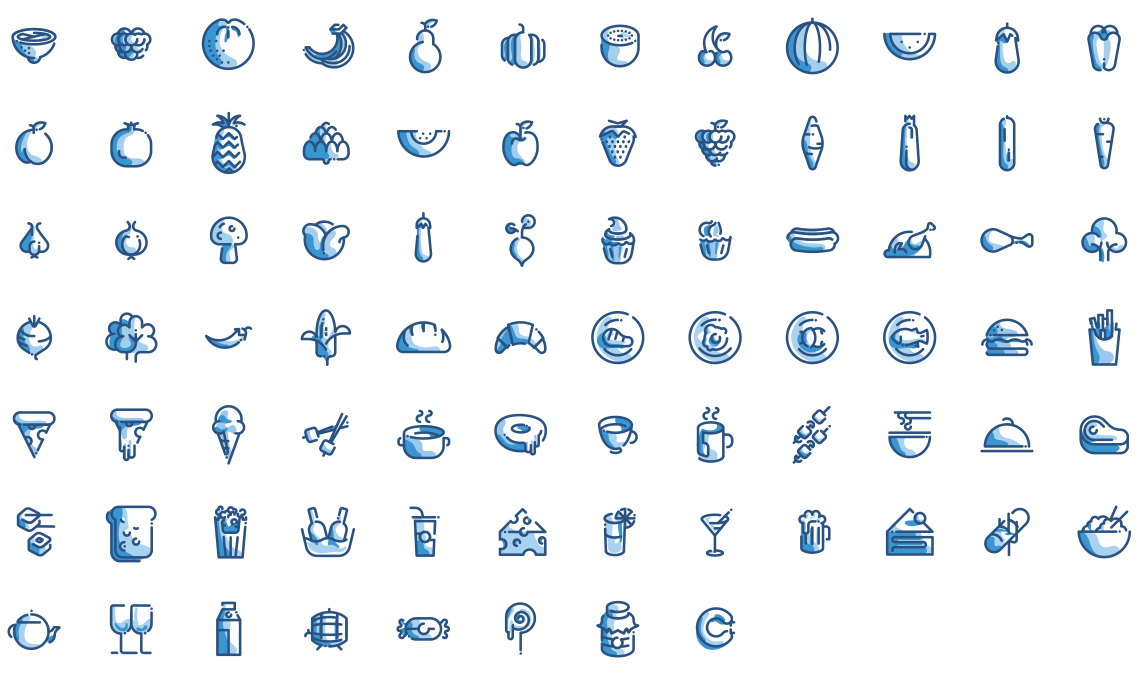 food-icons-set-preview