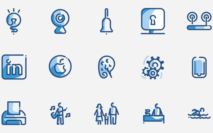 Line Icons Pack Duo Tone Icon Set By Roundicons Com