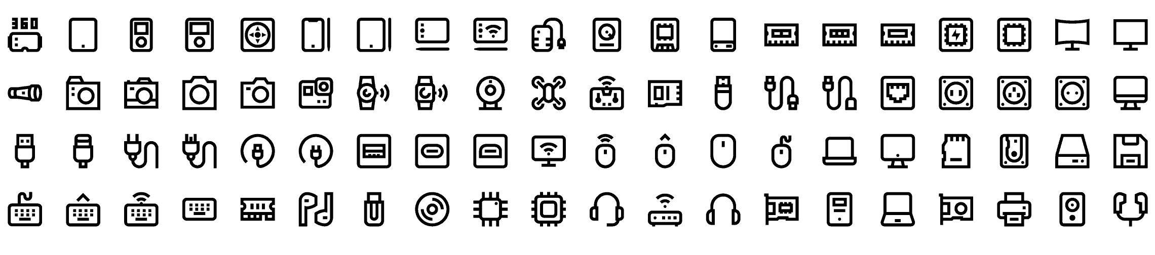 electronic-gadget-mini-bold-icons-preview-settings