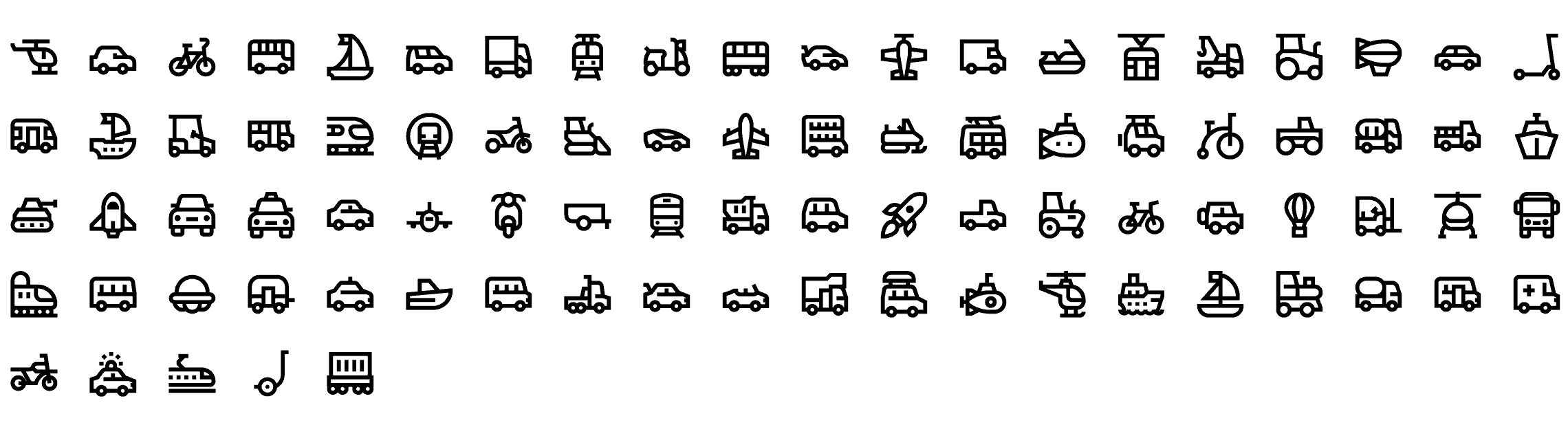 transportation-mini-bold-icons-preview-settings