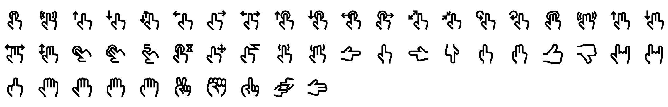 hand-gesture-mini-bold-icons-preview-settings