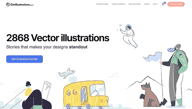 Get illustrations Bundle