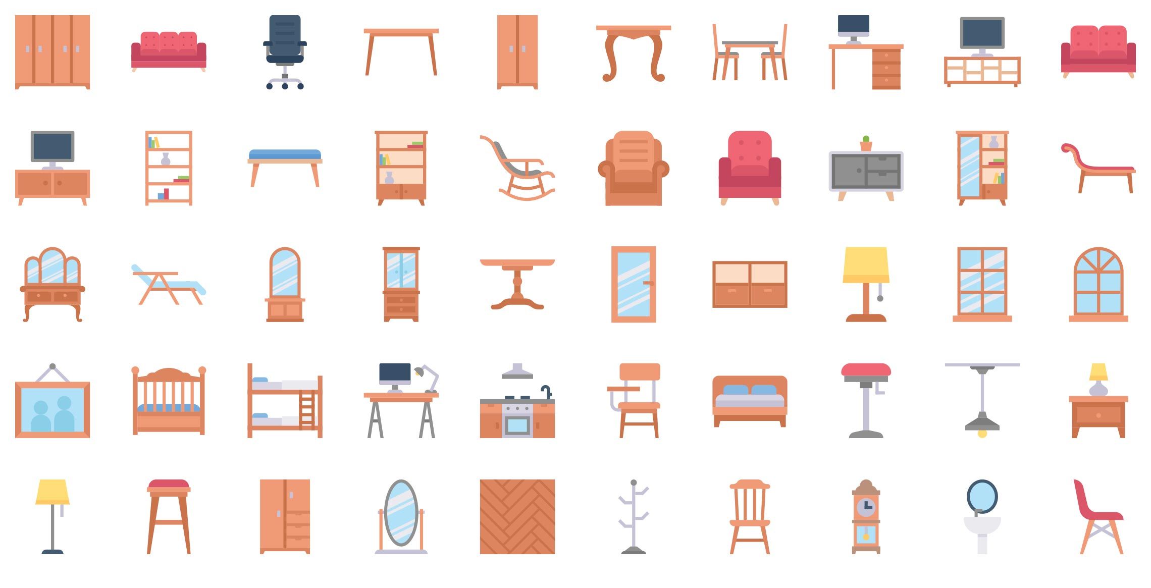 furniture-flat-icons-vol-5-preview