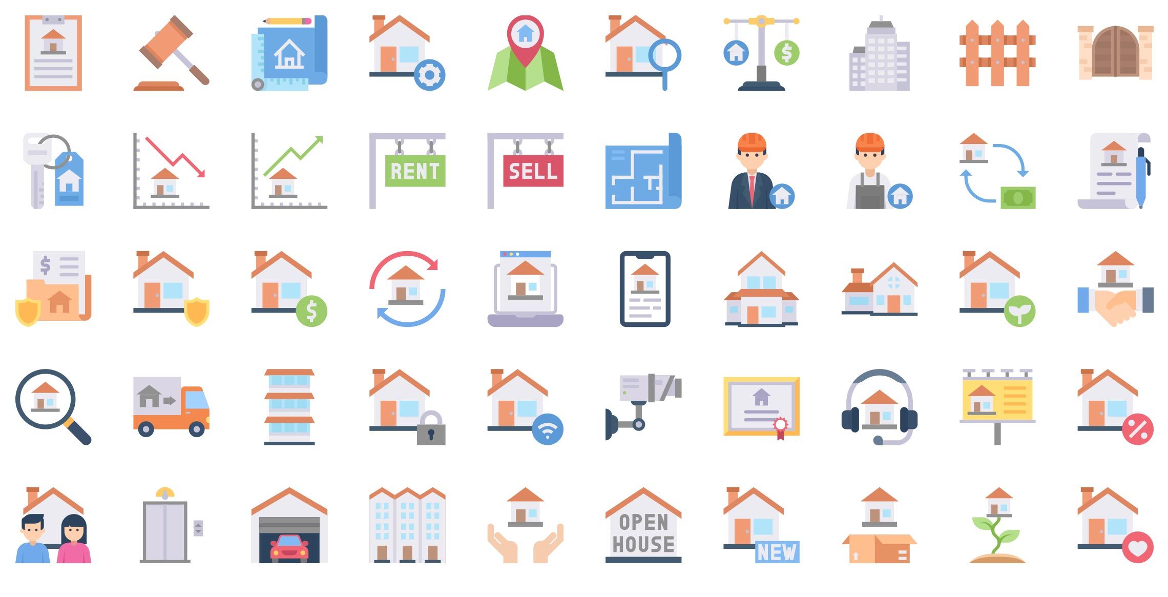 real-estate-flat-icons-vol-5-preview