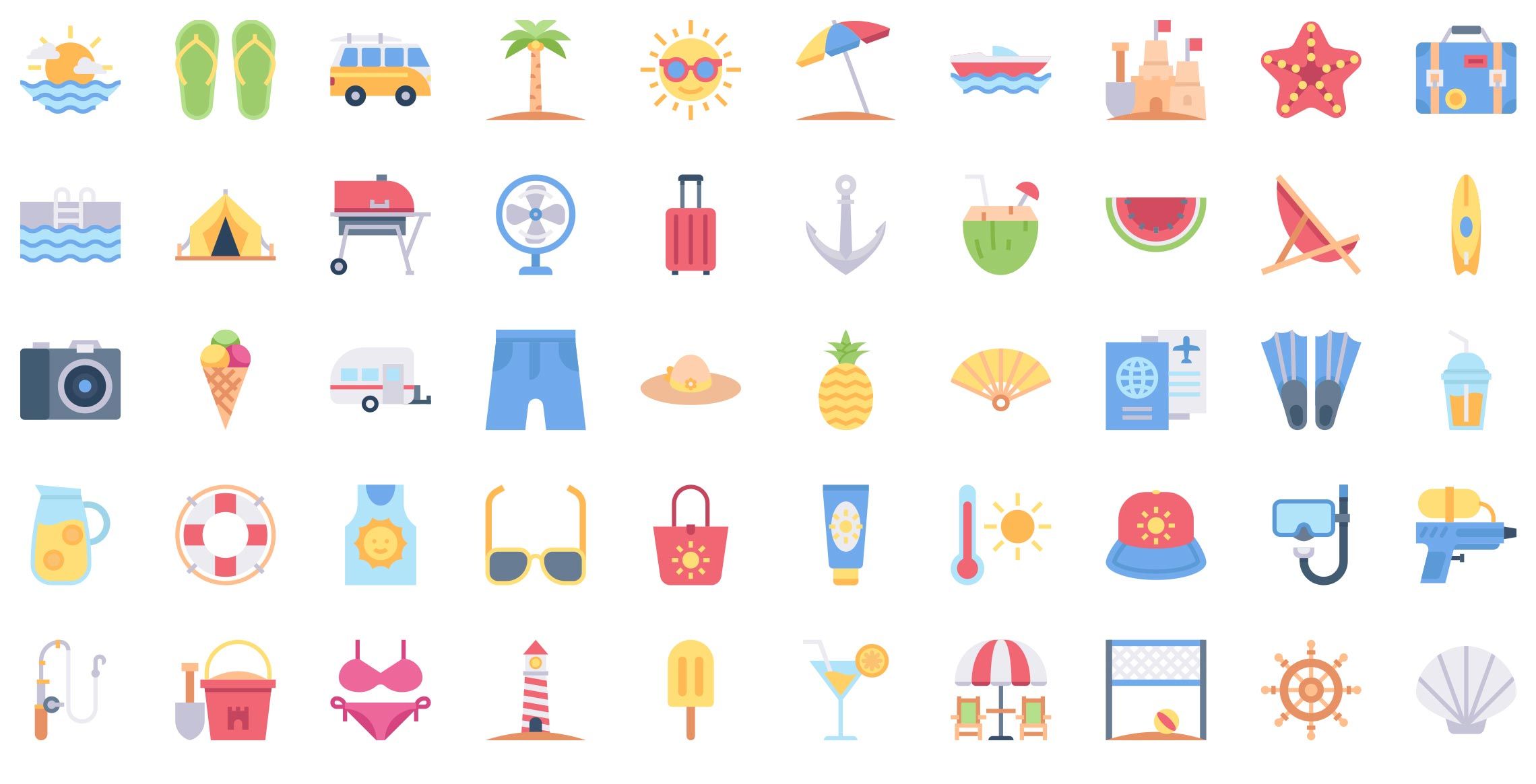 summer-flat-icons-vol-5-preview