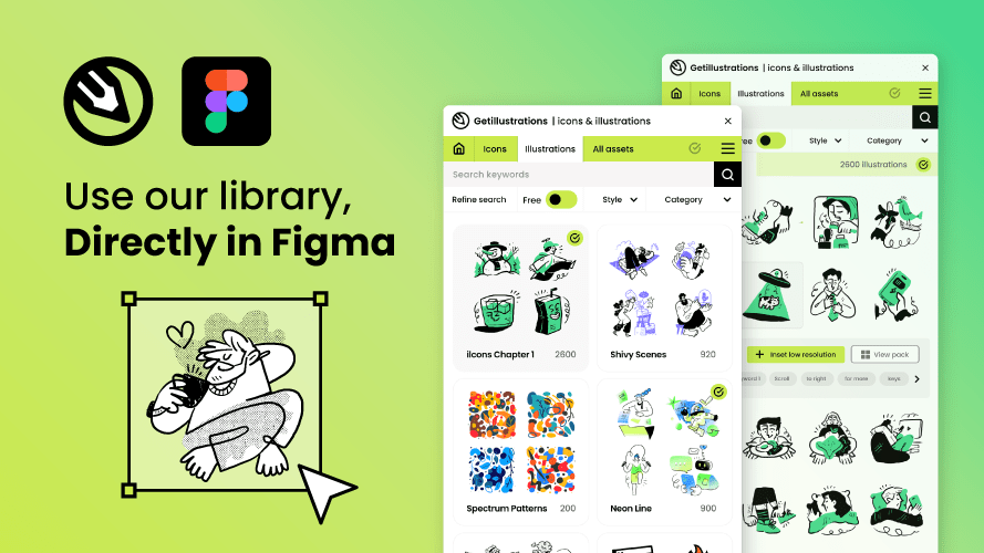 Getillustrations Figma Plugin